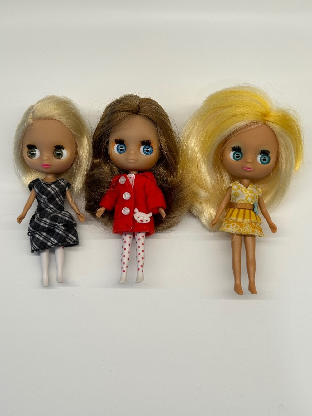 Littlest Pet Shop Mini Blythe Dolls Set Of 3 #B1 #B2 #B41 (18b)